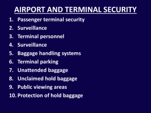 AIRPORT AND TERMINAL SECURITY