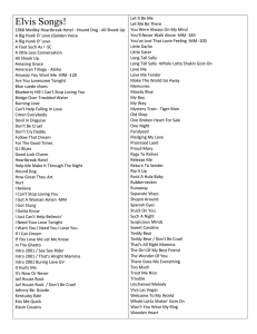542AP-Song list