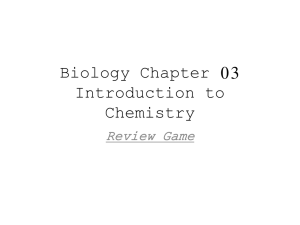 to play a chapter three review game.