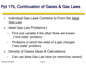 Gases: Their Properties & Behavior