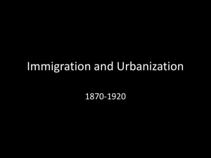 unit ppt immigration and urbanization