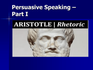 Persuasive PPT - 2013