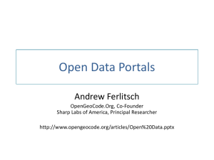 Open Data Portals