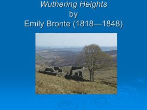 Wuthering Heights by Emily Bronte (1818*1848)