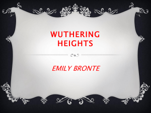 Extended Essay Text 2: Wuthering Heights