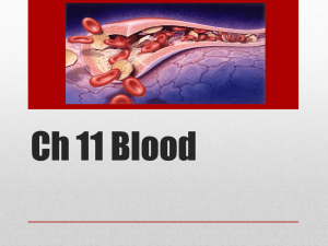 Ch 11 Blood - GoldeScience
