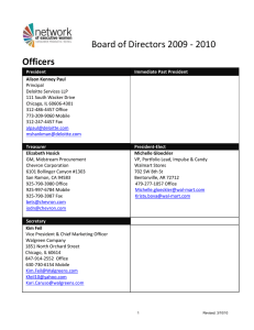 At-Large Board of Directors – Cont.