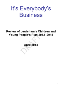 Review of Lewisham's Children and Young