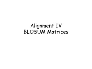 Sequence alignment module