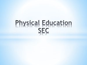 Physical Education SEC