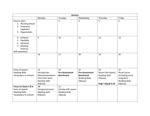 Engl I pacing guide