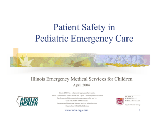 Pediatric Safety - Loyola Medicine