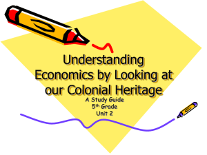 Colonial Scarcity - Warren County Schools