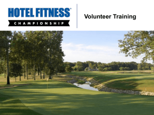 Volunteer Information - Hotel Fitness Championship