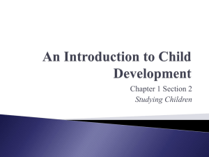 An Intro to Child Development