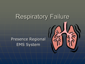 Respiratory Emergencies