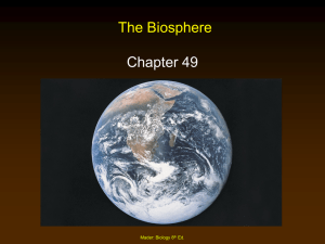 Chapter 49 Biosphere