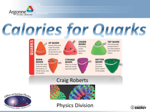 ECT* Colloquium: "Calories for Quarks: The Origin of Mass"
