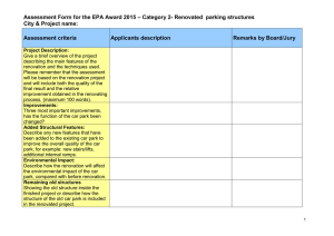 Assessment criteria - European Parking Association