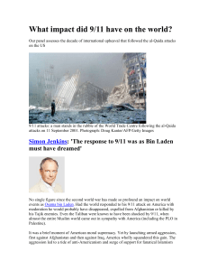 What impact did 9 11 have on the world