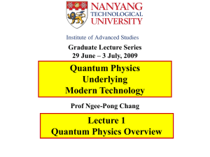 PAP 514 Frontiers of Modern Physics July 31 – Aug 25, 2006