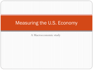 Measuring the U.S. Economy