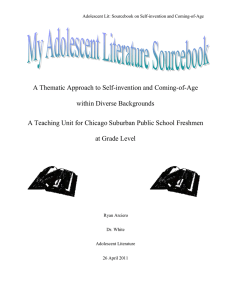 Adolescent Literature Sourcebook