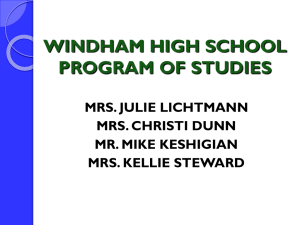 PowerPoint - Windham School District