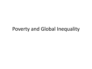 Poverty and Global Inequality