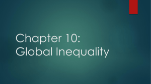 Chapter 10: Global Inequality