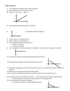 PHY Chapter 3 Review