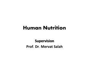 Human Nutrition session 4