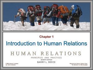 Human Relations 7e - Bakersfield College