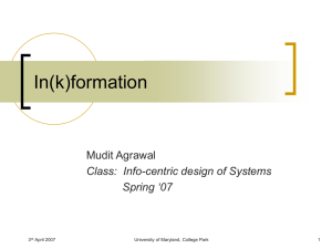 In(k)formation