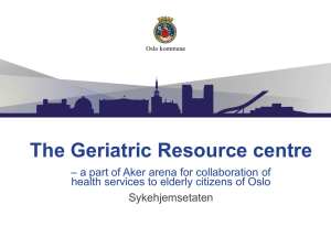 The Geriatric Resource centre - Klaster Innowacyjna Medycyna