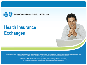 What are Exchanges? - Blue Cross and Blue Shield of Illinois