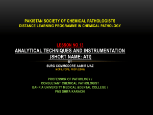 DIABETES MELLITUS - - Pakistan Society Of Chemical Pathology