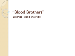 Blood_Brothers ppt