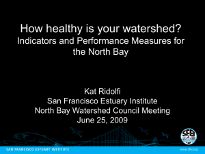 Performance measure - North Bay Watershed Association