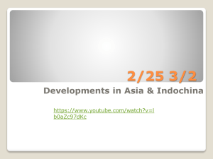 Developments in Asia