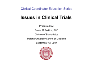 Clinical Trials A short course