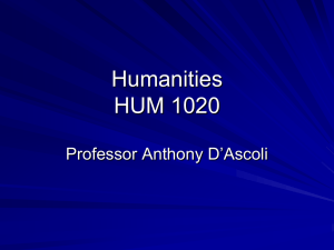 Humanities 1020 - dascolihum.com