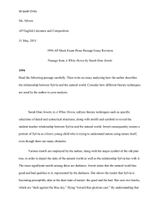 a white heron essay