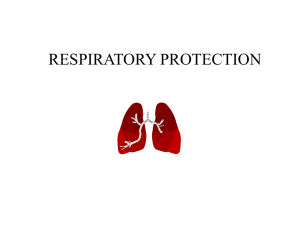 Respiratory protection - Power point presentation