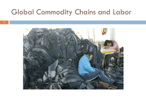 Global Commodity Chains - University of Washington