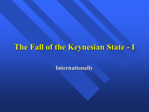 The Fall of the Keynesian State