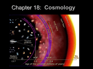 Chapter 18: Cosmology
