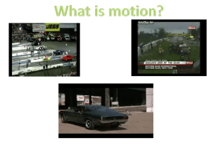 What is motion?
