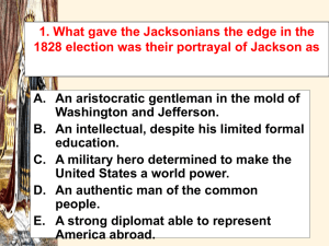 Jacksonion Democracy