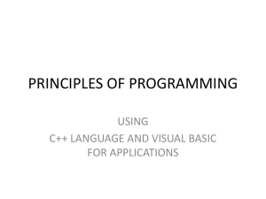 principles of programming